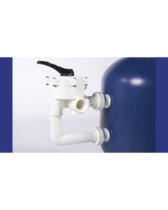 6-Wege-Ventilsatz 1 1/2" zu Triton kompl. inkl. Verrohrungsmaterial verklebt