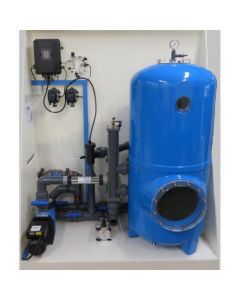 AS-DA-SY+ Komplettanlage für Skimmerbecken mit DAGEN-90-FC, AFM-720mm, Badu Delta Eco VS