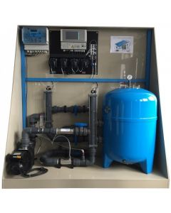AS-DA-SY Anlage für Rinnenbecken mit AS Control Plus und Calplas AFM-640mm, Pumpe Speck