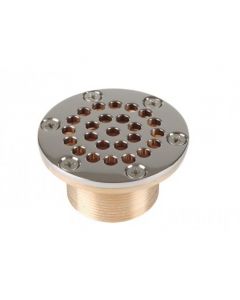 Allfit Rinnensteinfitting 2 1/2" AG x 2" IG kompl. mit Rost d 108mm