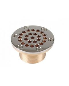 Allfit Rinnensteinfitting G 2" 40mm Gewindelänge kompl. mit Rost d 92mm