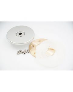 Allfit Flanschteil mit 12mm Kugel mit 2 Dichtungen und Schrauben für Holzbeckendüsen