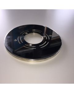EVA Blende V4A gebördelt zu Einbaunische Wibre d 265 mm für Betonbecken zu A2/A4/A6/A12