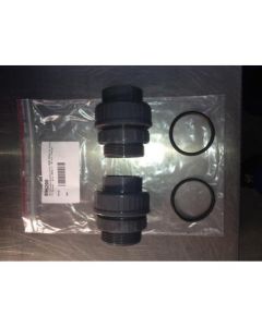 Verschraubungssatz klein DN40/d50mm zu Calplas 2" (2 Verschr. grau d50mm 2" AG mit O-Ring)