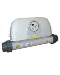 Zodiac Elektr. Durchlauferh. RED LINE "Plus" 3KW Verschraubung PVC Ø 63 + Reduktion Ø 50 mm