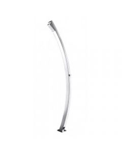 AMA Dusche Luna kalt, in Edelstahl V4A geschliffen 2mm, 100x50mm